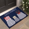 Cat Family Baskılı Kedi Yatağı Önü Kauçuk Paspas