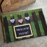 Welcome Home Yazılı Kauçuk Kapı Önü Paspası 
