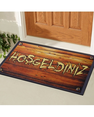 Hoşgeldiniz Yazılı Kauçuk Kapı Önü Paspası