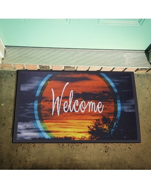 Welcome Yazılı Kauçuk İç Kapı Önü Paspası