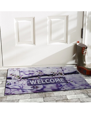 Welcome Yazılı Kauçuk Kapı Önü Paspası