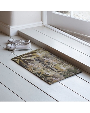 Wellcome Yazılı Kauçuk Kapı Önü Paspası