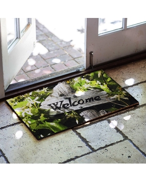 Welcome Yazılı Kauçuk Kapı Önü Paspası