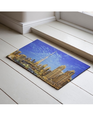 Dubai Baskılı Kauçuk Kapı Önü Paspası