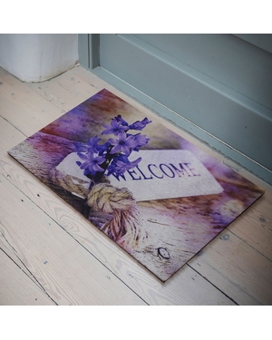 Welcome Yazılı Kauçuk Kapı Önü Paspası