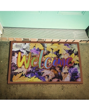 Welcome Yazılı Kauçuk İç Kapı Önü Paspası