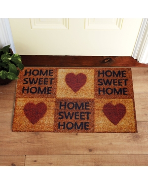 Home Sweet Home Yazılı Kauçuk Kapı Önü Paspası