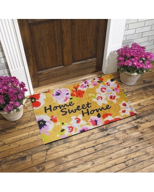 Home Sweet Home Yazılı Kauçuk Kapı Önü Paspası