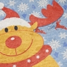 Christmas Yılbaşı Geyik Tasarımlı Dekoratif Halı Paspas
