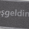 Hoşgeldiniz Baskılı Kıvırcık Kapı Önü Paspası