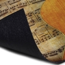 Gitar ve Notalar Baskılı Kauçuk Kapı Önü Paspası