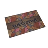 Welcome Yazılı Mozaik Desenli Kauçuk Kapı Önü Paspası 